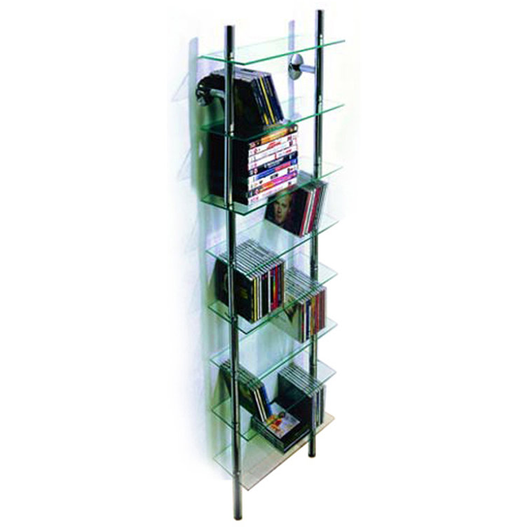 Rebrilliant Multimedia Wall Mounted Open DVD/CD Shelf & Reviews